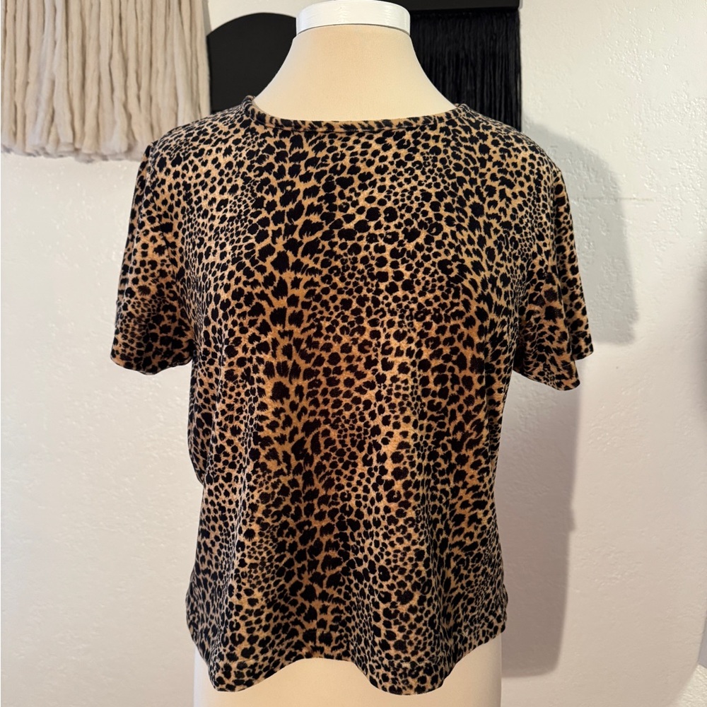 Vintage leopard print soft tee